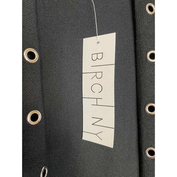 Grommet Trim Long Sleeve Cardigan MEDIUM PETITE (555) - Picture 4 of 7